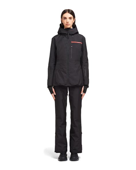 prada ski jacket fur|Prada snowsuit.